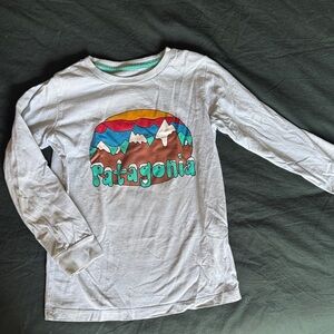 100% Organic Cotton Patagonia Kids' Graphic Long Sleeve - play condition